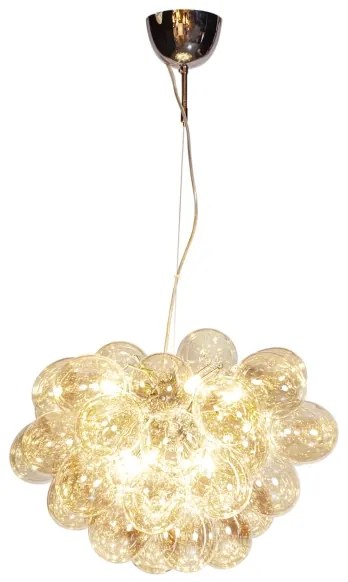 ByRydens 4200440-5503 - Csillár zsinóron GROSS 8xG9/4W/230V füstös/barna