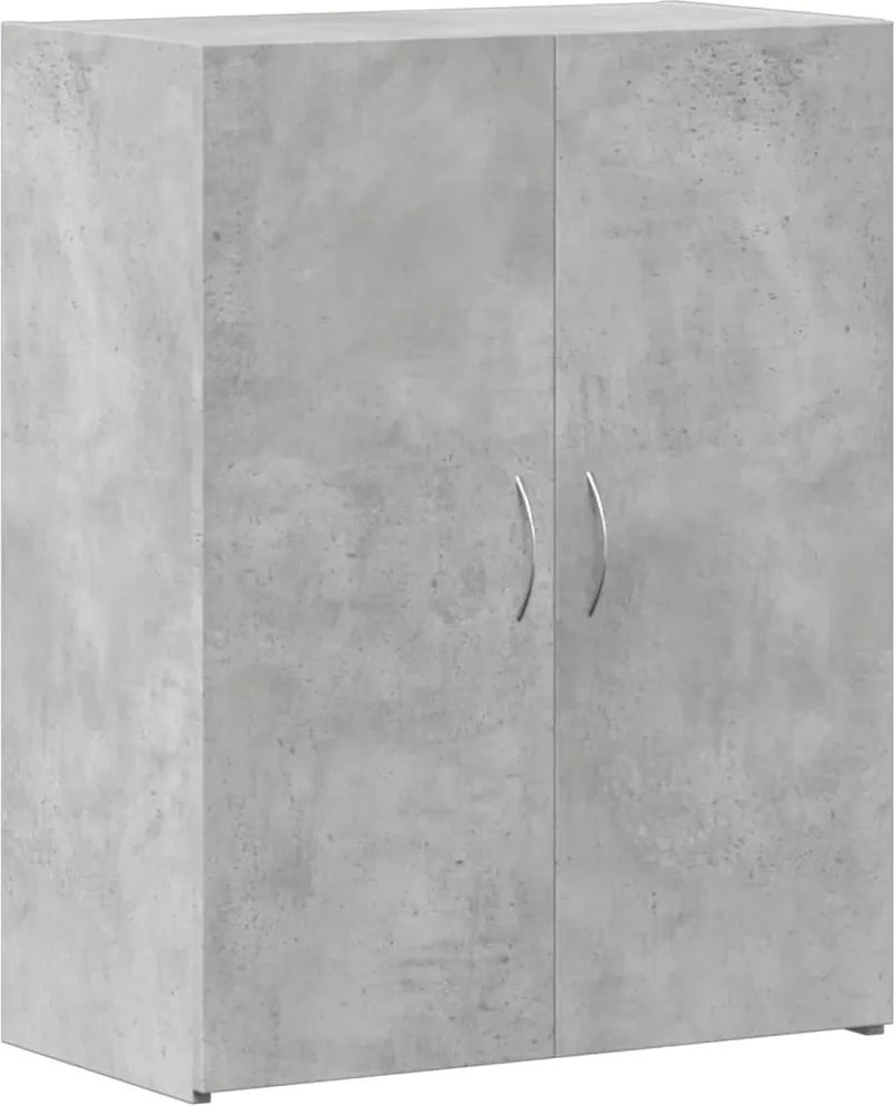 vidaXL betonszürke szerelt fa irattartó szekrény 60 x 32 x 77,5 cm