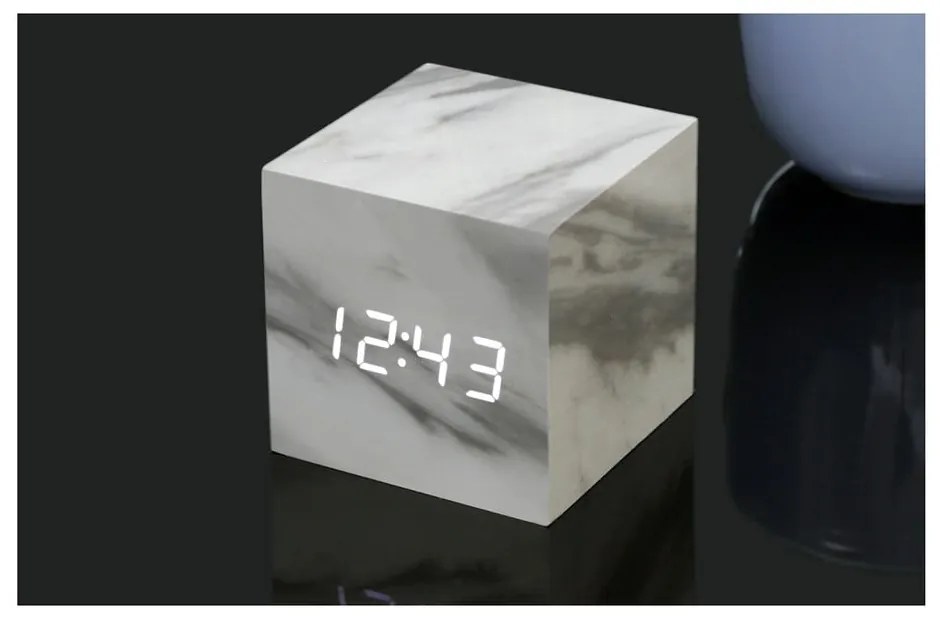Digitális ébresztőóra Cube Click – Gingko