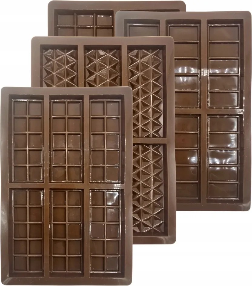 Csokoládé öntőforma szett 4 db-os