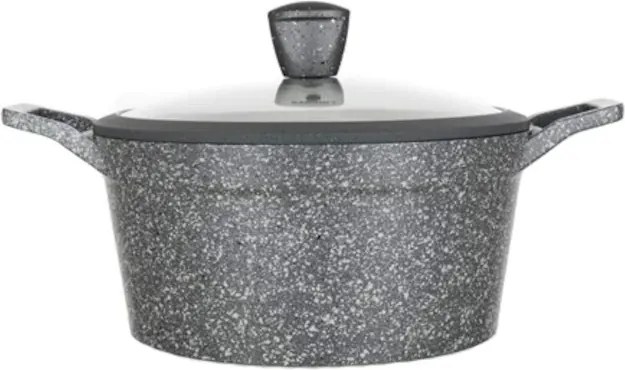 Banquet fazék, alumínium/üveg gránit fedél, 20 cm