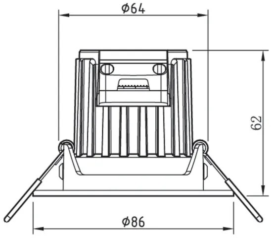 Philips ABROSA 1xLED/9W/230V IP44 állítható fürdőszobai lámpa