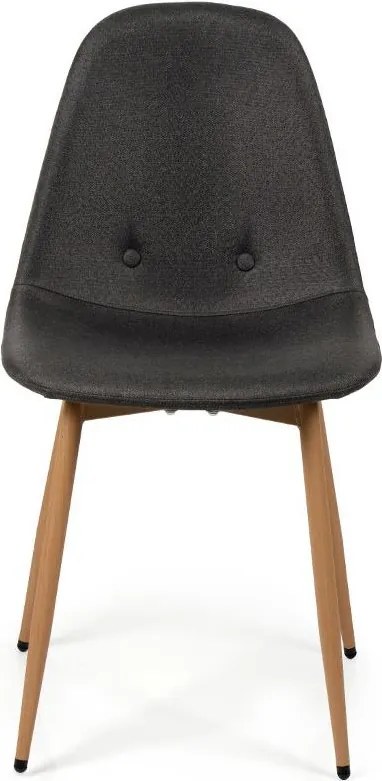 AVENBERG NATURAL Étkezőgarnitúra 4 szék + asztal 120cm, szürke