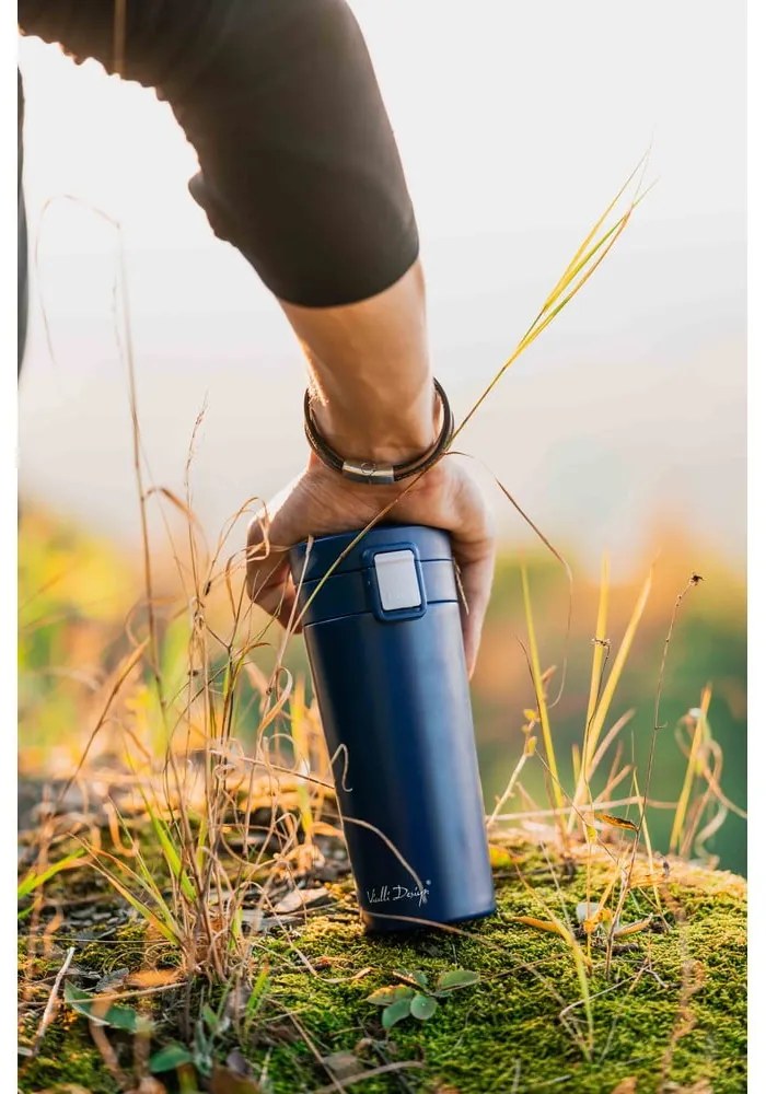 Fuori sötétkék thermo utazóbögre, 400 ml - Vialli Design
