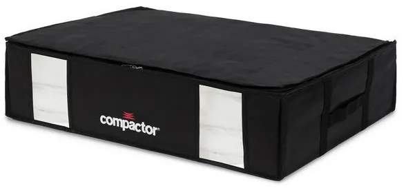Tárolódoboz Compactor 3D Black Edition, 145 l, fekete