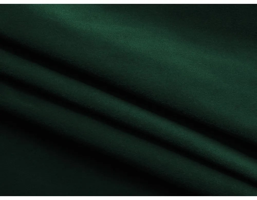 Zöld bársony kinyitható-tárolóhelyes sarokkanapé (jobb oldali-heverő résszel) Kapua – Makamii