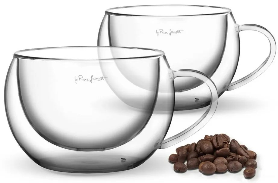 Lamart LT9012 Cappuccino Vaso pohárkészlet, 270ml, 2 db
