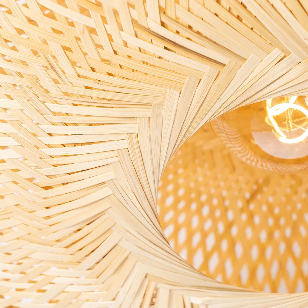 Keleti mennyezeti lámpa bambusz 50 cm - Ostrava