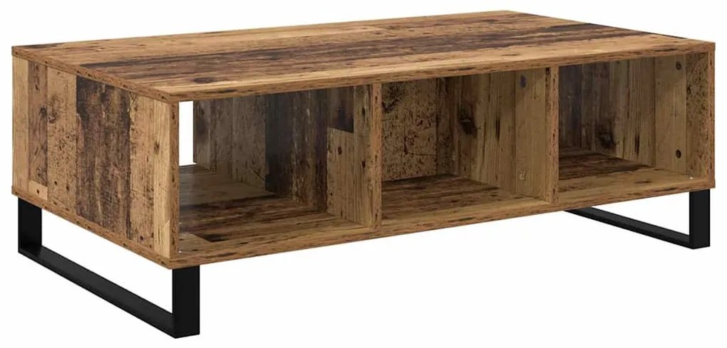 vidaXL Dohányzóasztal Öreg fa 104 x 60 x 35 cm Faanyag