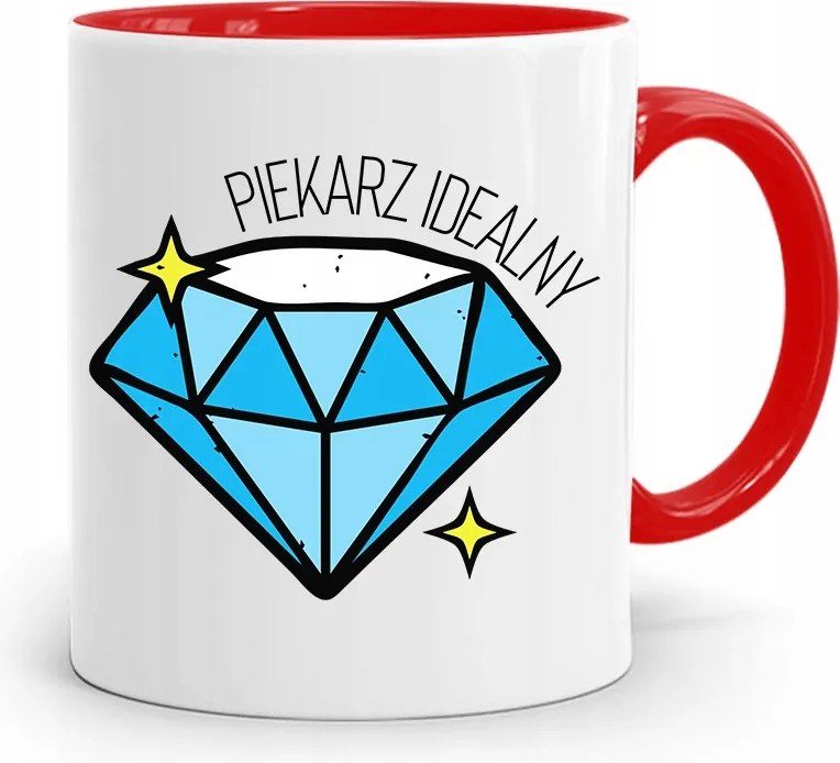 Piros Bögre Péknek Pikár Tökéletes Ajándék fényképes nyomtatással