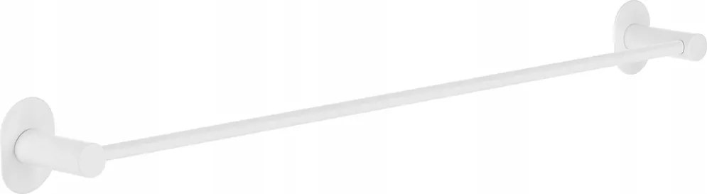 Törölközőtartó Szimpla Acél Fehér 61CM Laveo Miri