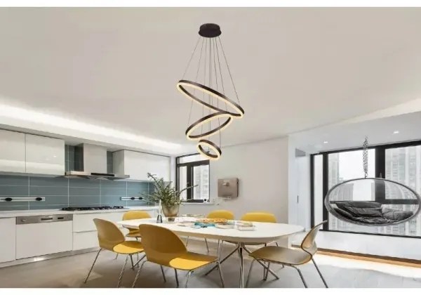 LED állítható fényerejű csillár kábellel LED/85W/230V 3000-6500K + DO