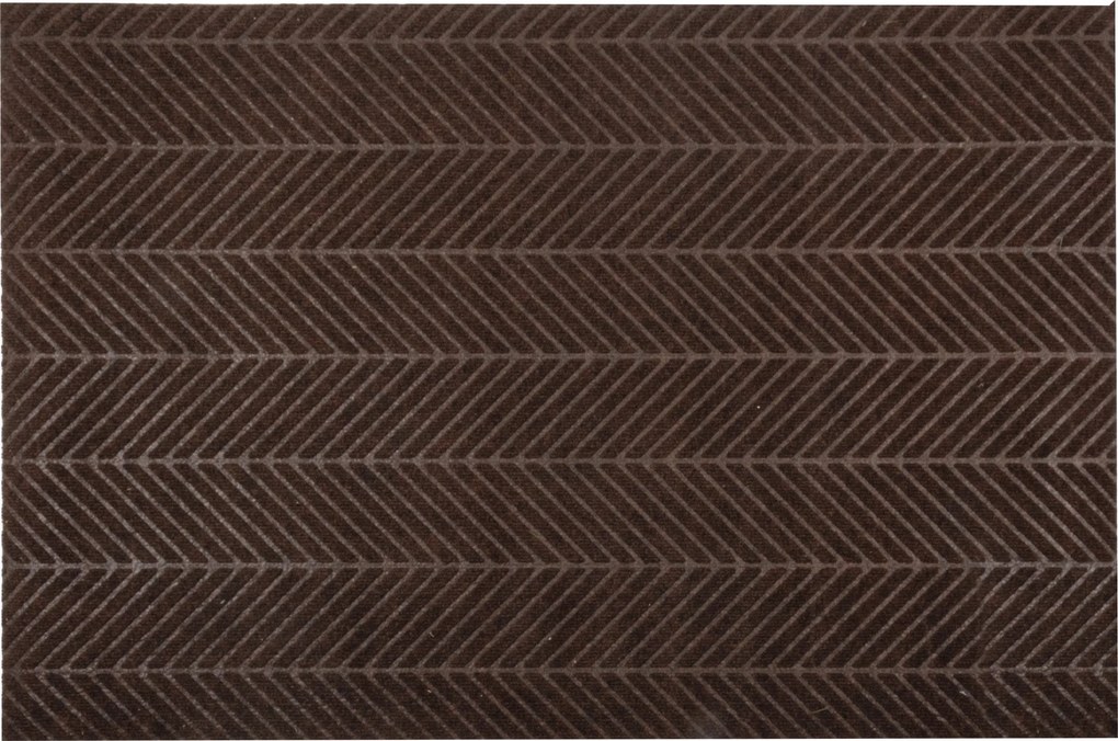 Lábtörlő Ajtó Alatt Nagy Cipő Átmeneti Textil Barna 80x120cm