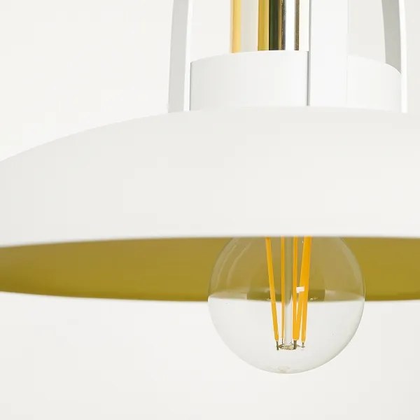 Brilagi - Csillár zsinóron FLAMENGO 1xE27/60W/230V fehér