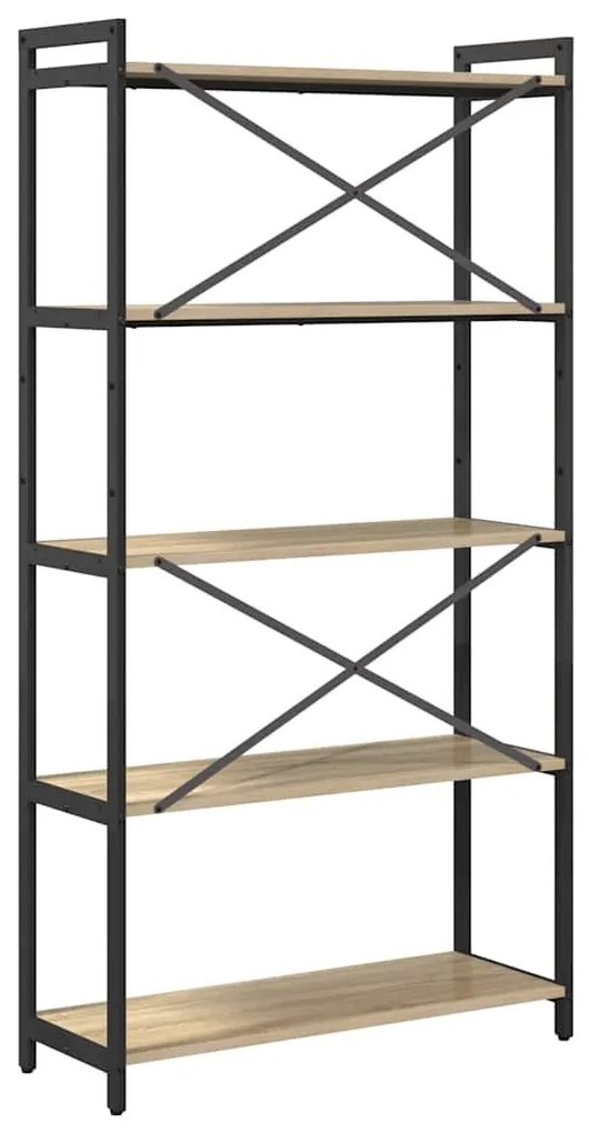 Könyvszekrény sonoma tölgy 80 x 30 x 153 cm Faanyag