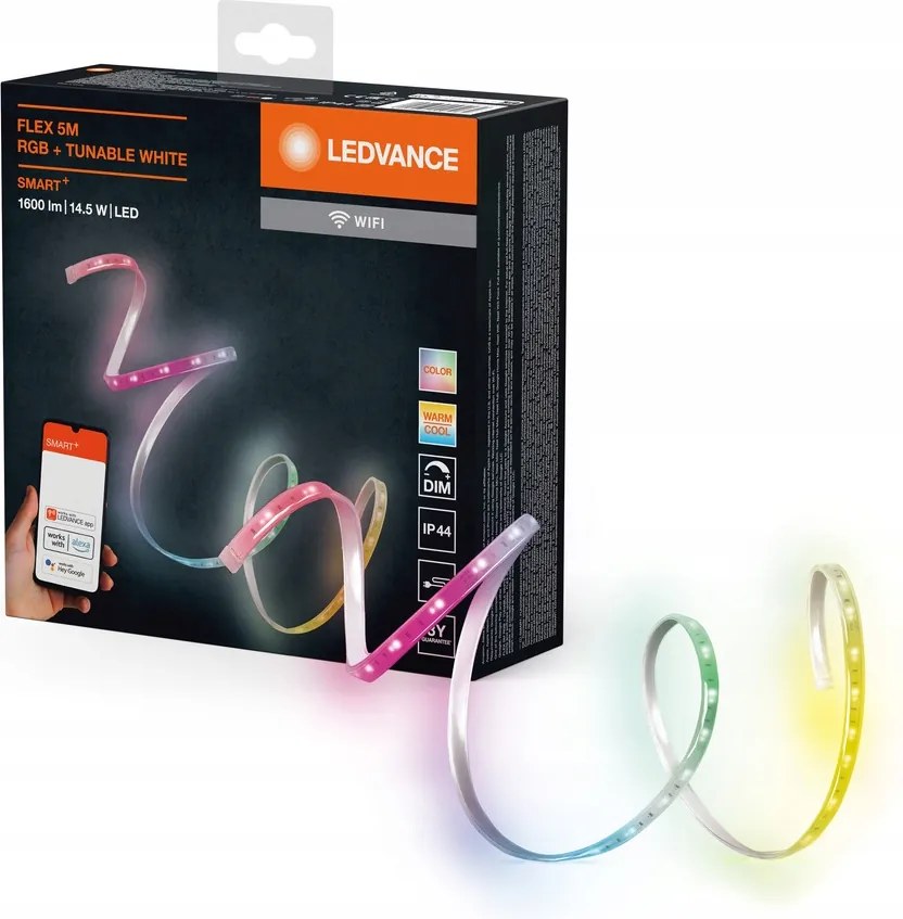 Led Szalag Kültéri 14.5W 960lm Rgb Cct 5m Smart+ WiFi Flex