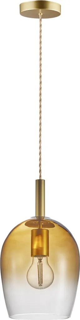 NORDLUX 2112703027 UMA Glamour Függesztett Lámpa Borostyán E27 IP20