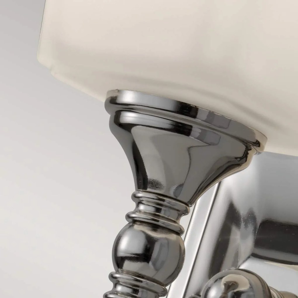 Feiss glamour klasszikus fali lámpa concord fehér króm elsfe-concord1-bath IP44