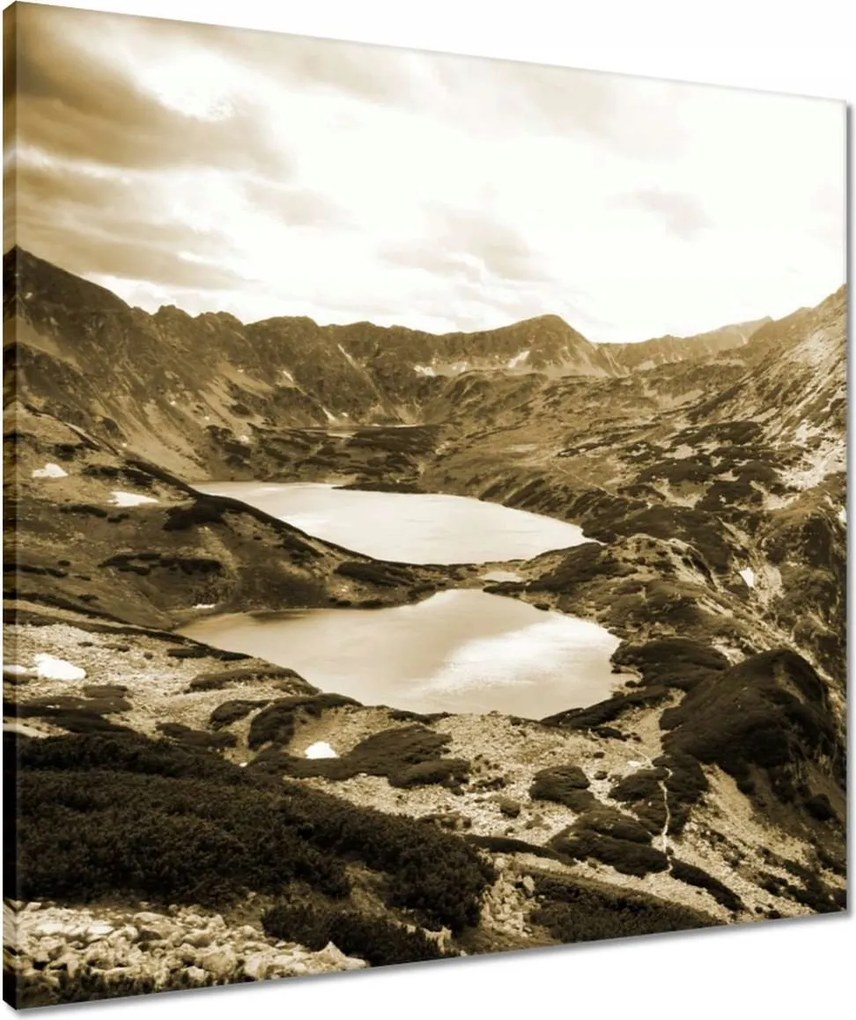 Vászonkép 60x60 Tátra Lengyel hegyek Kilátás