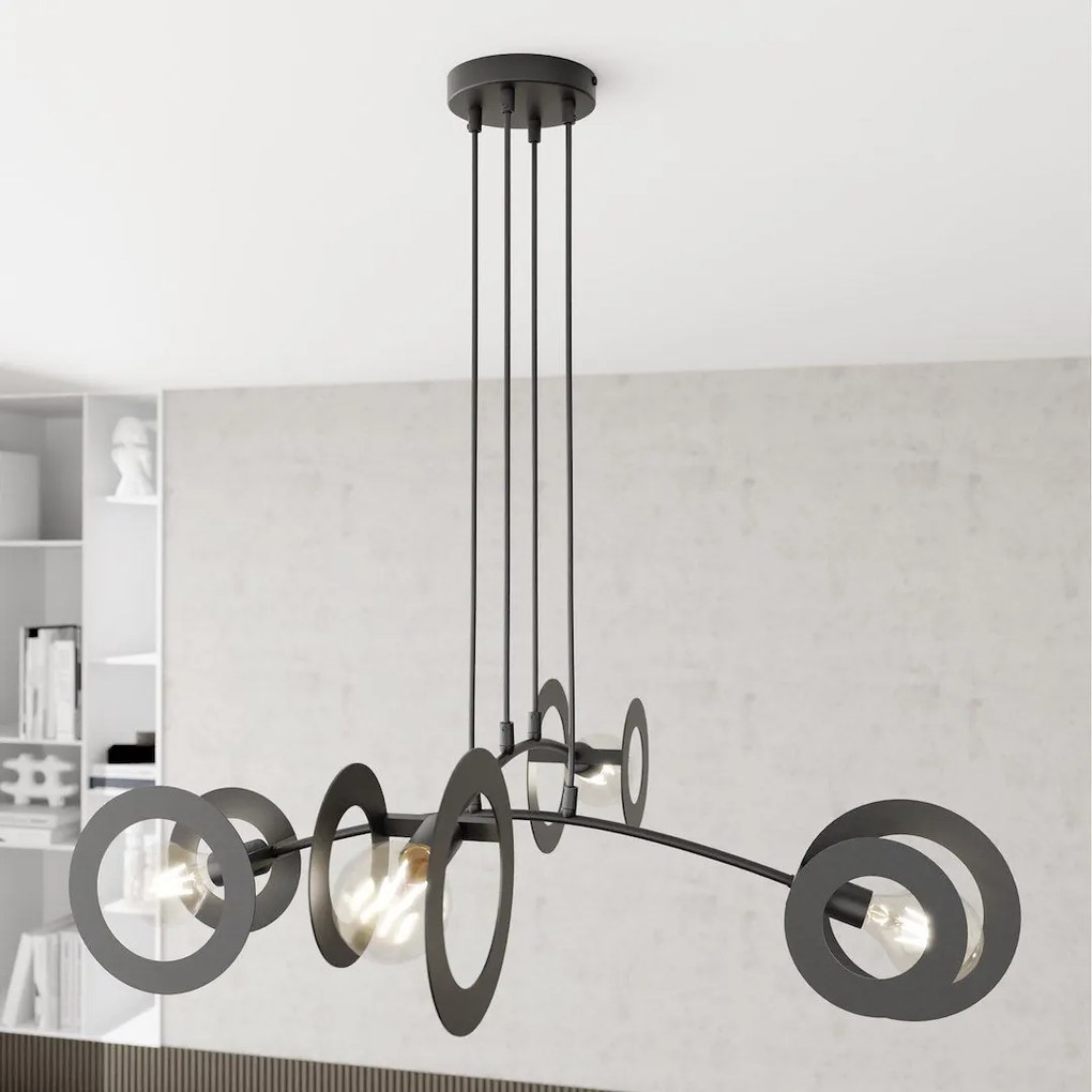 Emibig modern függeszték euforia fekete emi1413/4