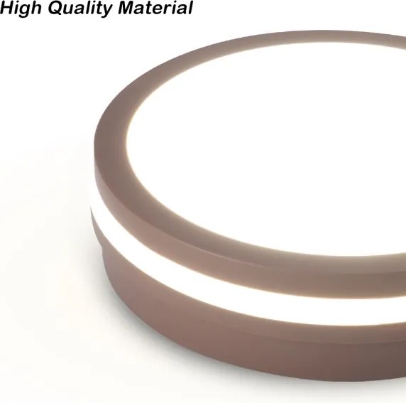 Brilagi - LED kültéri mennyezeti lámpatest BENE LED/18W/230V átm. 21,5 cm barna IP54