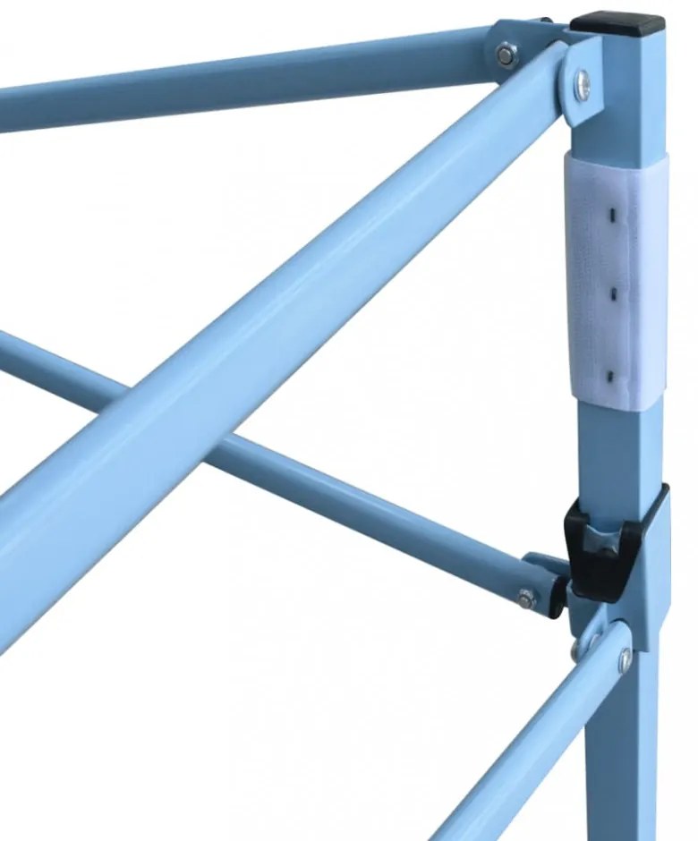 krémszínű összecsukható rendezvénysátor 8 oldalfallal 870x291x315 cm