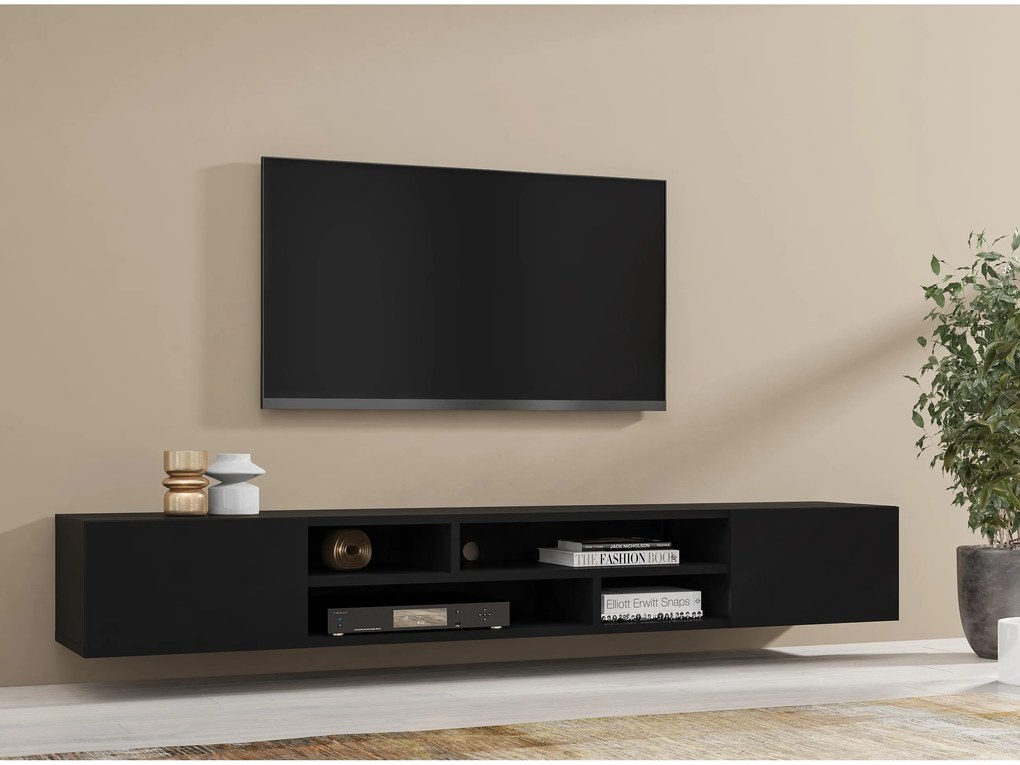 TV asztal/szekrény Cobie Typ 40 (fekete). 1108346