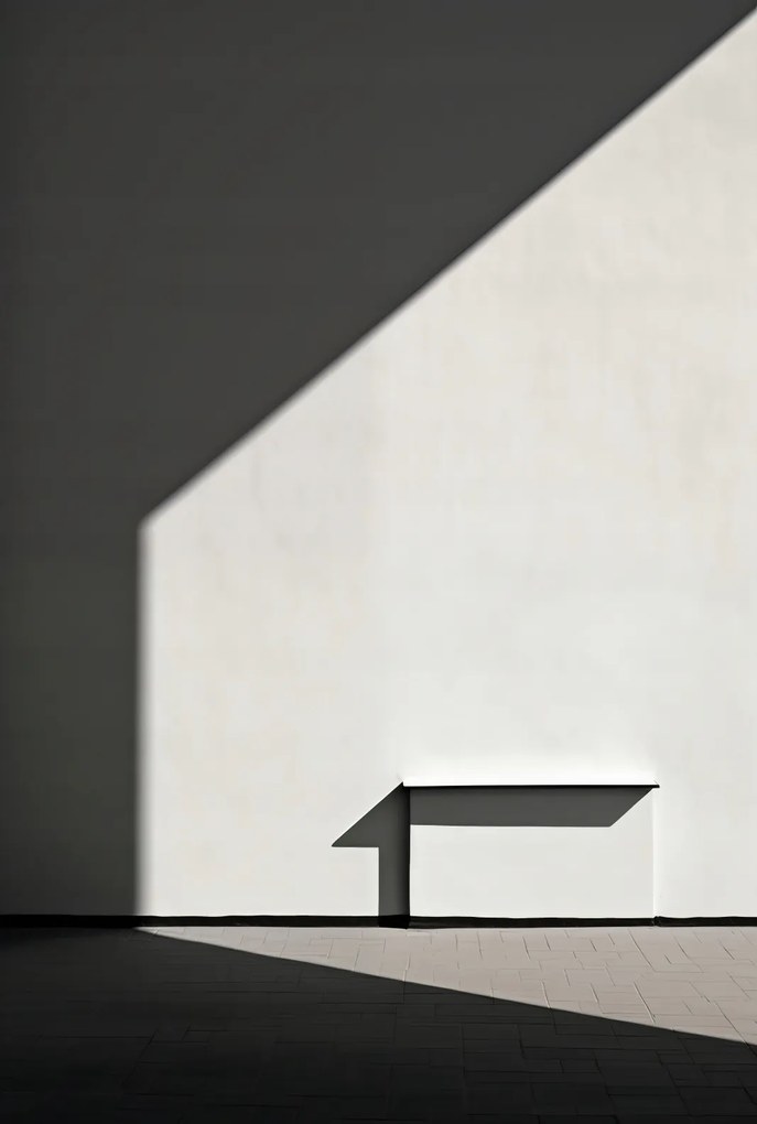 Poszter 68x101cm Fények és árnyékok kontrasztja