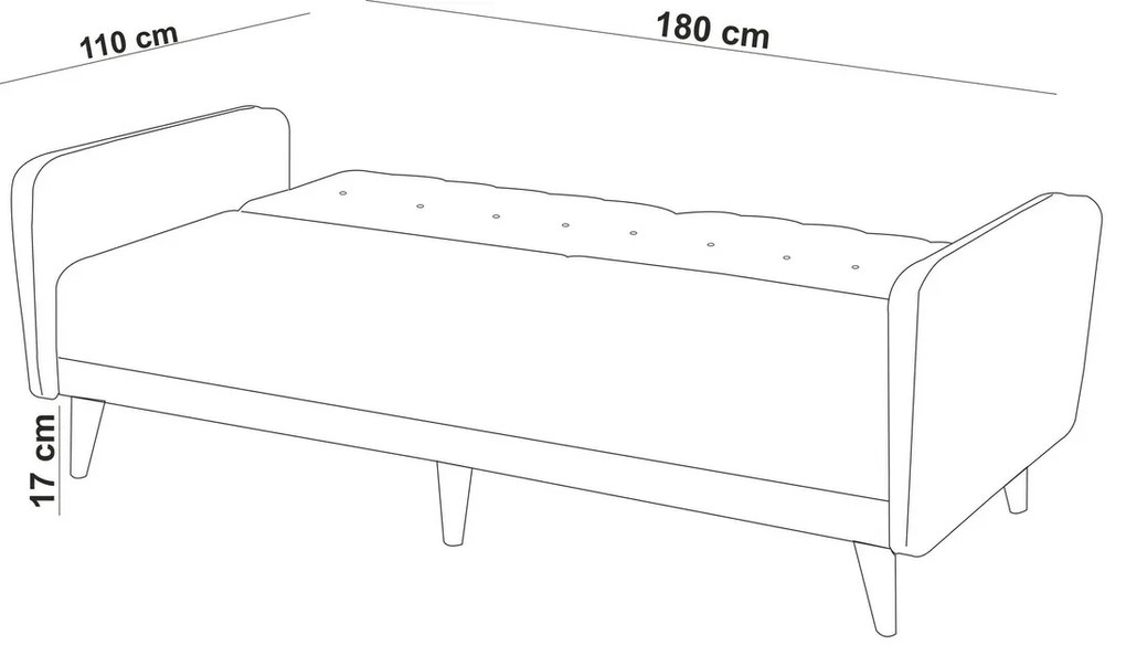 Kanapéágy Aria Grey