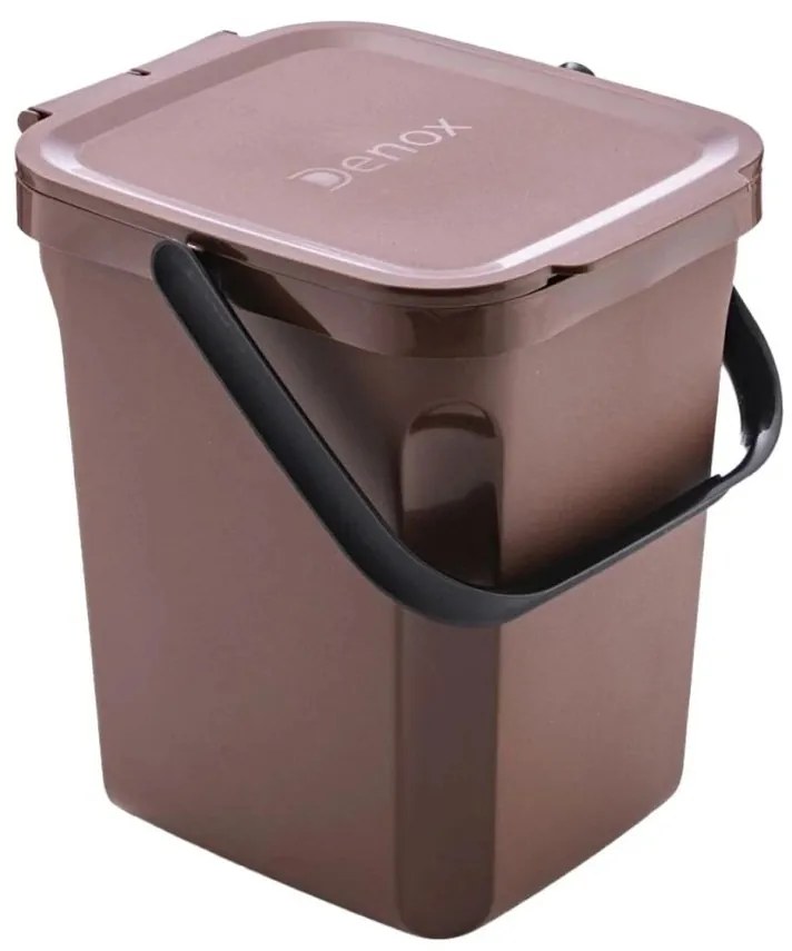 Denox Organic Biohulladék-tároló 10 l, barna