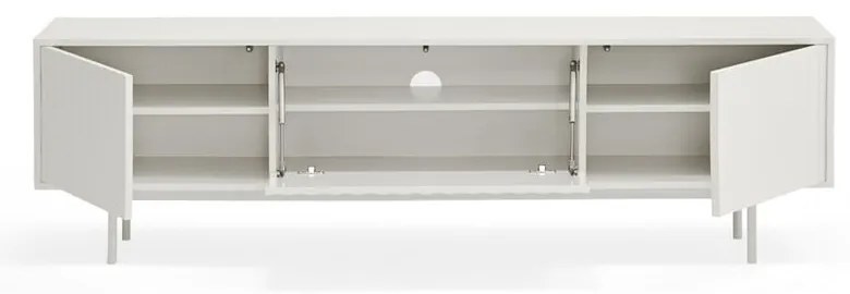 Fehér TV-állvány 180x52 cm Sierra – Teulat
