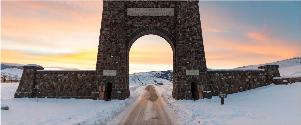 A kapu képe, Yellowstone (120x50 cm)