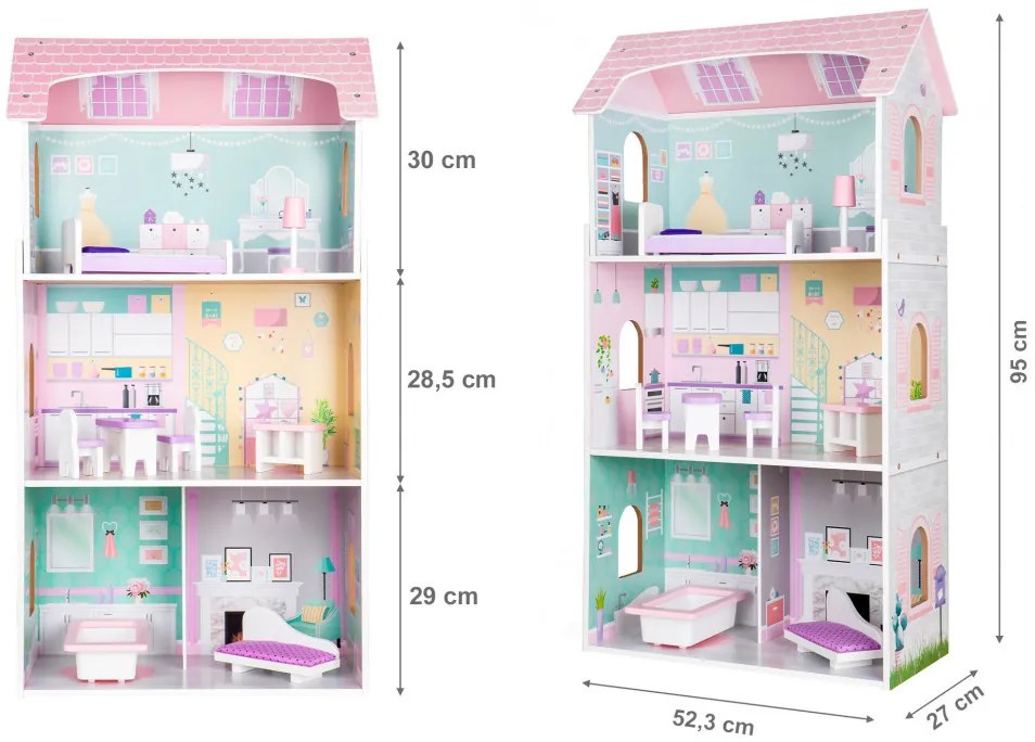 Jagodowa Residence fa babaház bútorokkal