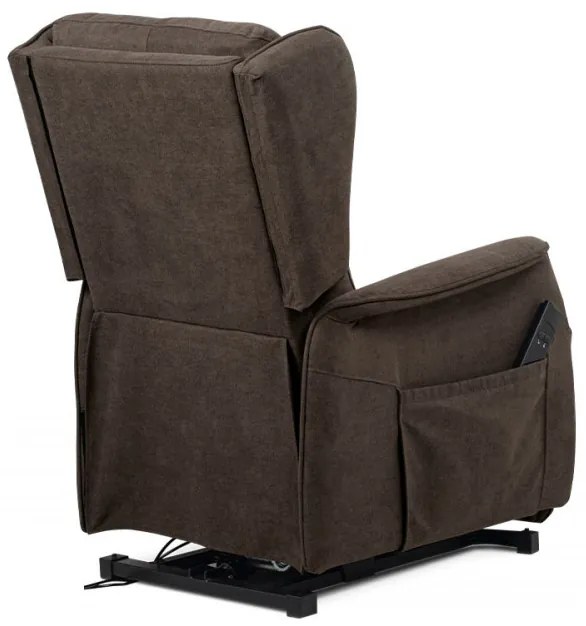 Fotoliu Pentru Tv Și Relaxare Cu Control Electric Textil Maro Tv-1190