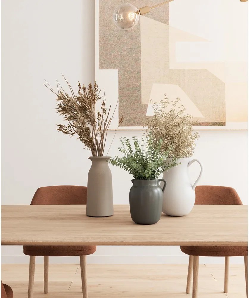 Bézs kerámia kézzel készített váza (magasság 30 cm) Harmonia – Artevasi