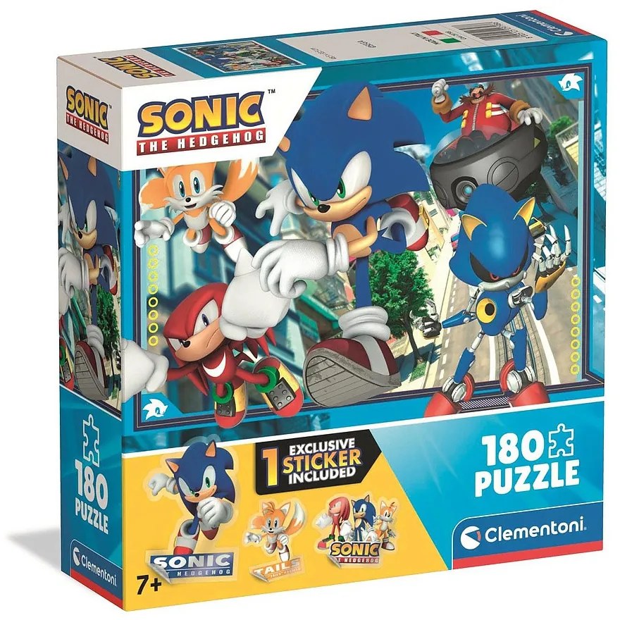 Sonic a sündisznó Turbo Trouble 180 db-os puzzle Clementoni