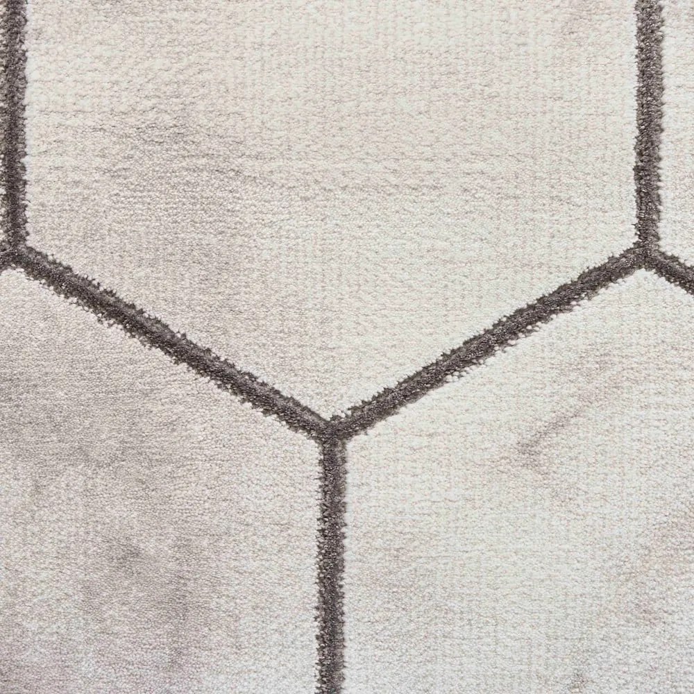 Szürke-ezüstszínű szőnyeg 220x160 cm Craft - Think Rugs