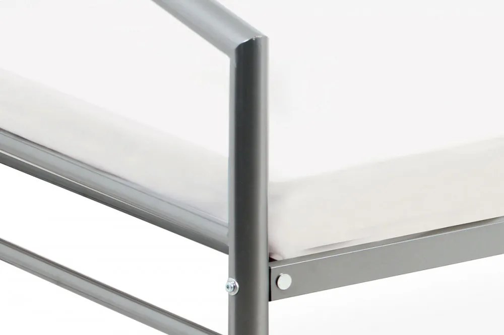 Cadru Pat de 1 persoană,Material Metal 90x200 cm