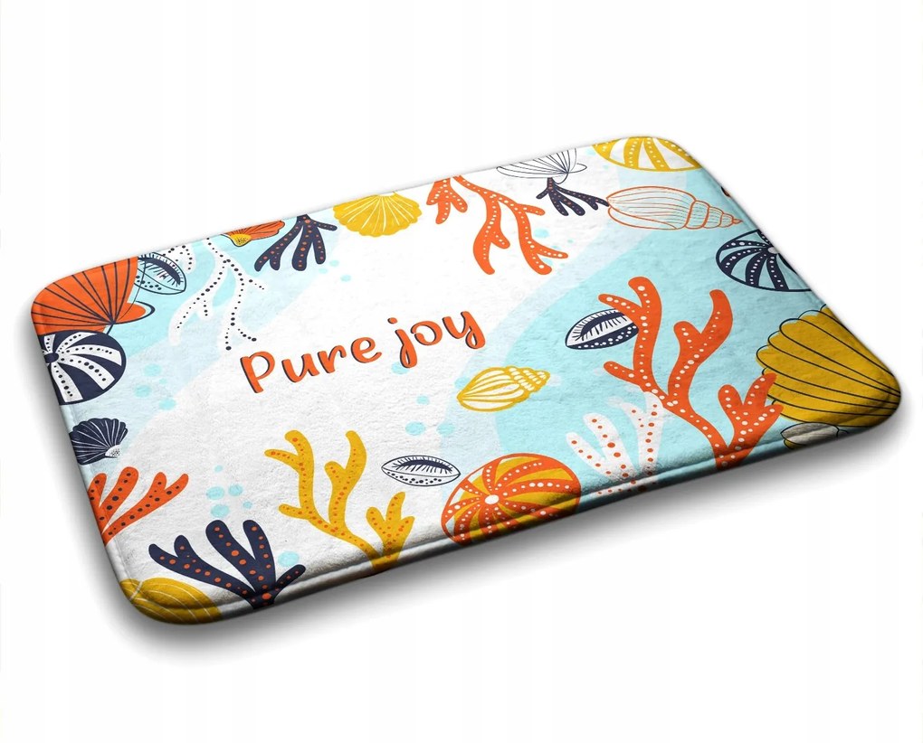 Prémium fürdőszobaszőnyeg Tengeri kagylók 90x60 cm