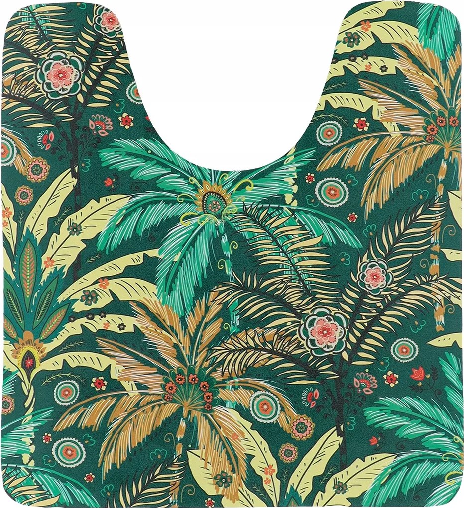 Fürdőszobaszőnyeg Wc alá Litos levelek a fürdőszobába 45 x 50 cm dekoratív