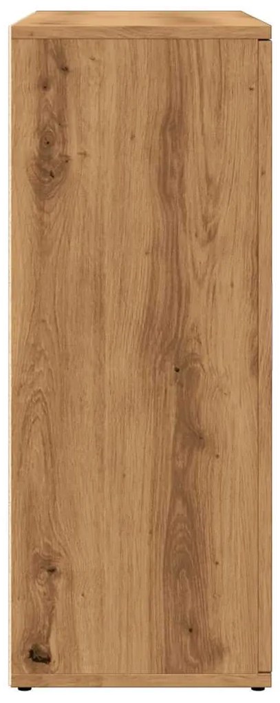 kézműves tölgyfa tálalószekrény 91 x 29,5 x 75 cm