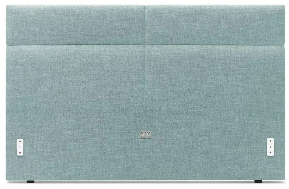 Türkiz kárpitozott franciaágy ágyráccsal 180x200 cm Elyna – Bobochic Paris