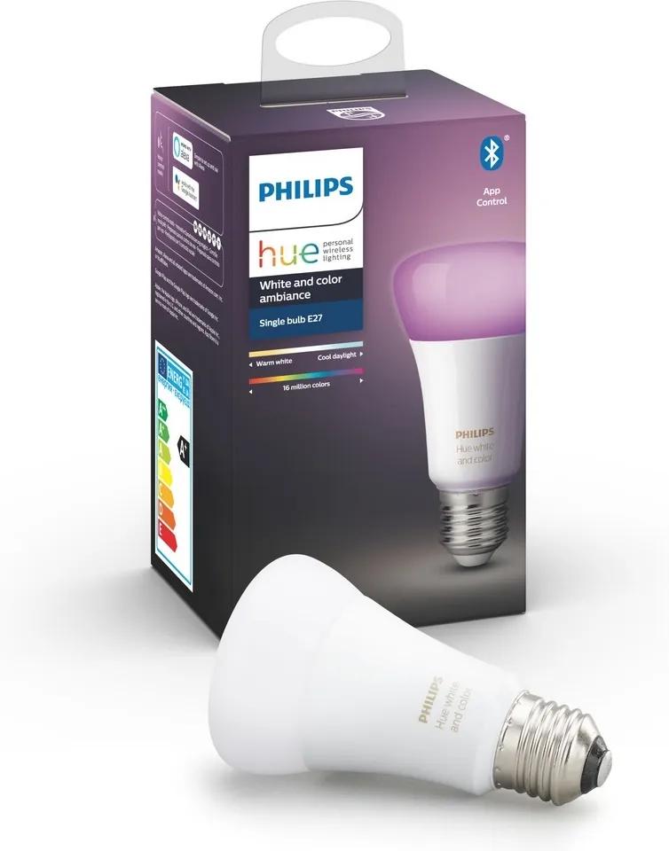 Philips LED Szabályozható izzó Philips Hue WHITE AND COLOR AMBIANCE E27/9W/230V 2000-6500K P3095