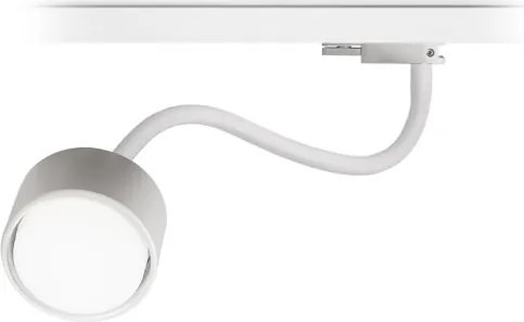 RENDL PIXIE hajlítható nyakon háromáramkörös sínre fehér 230V LED GX53 7W
