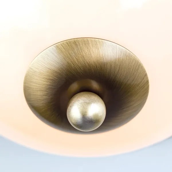 Orion DL 7-675/27-Mennyezeti lámpa AUSTRIAN OLD LAMP 2xE27/60W/230V bronz/bézs