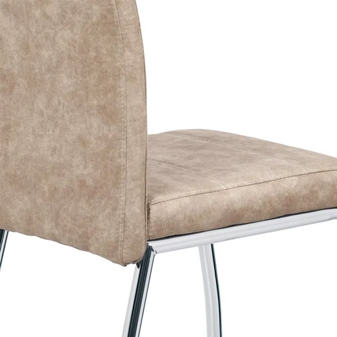 Bézs Vintage Szövet Étkezőszék. HC-486 CRM3