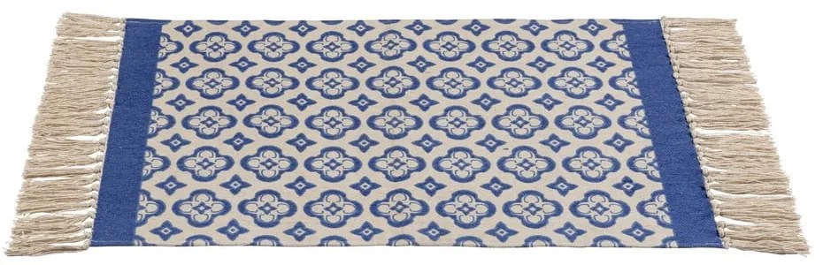 Kék-bézs fürdőszobai kilépő 50x80 cm Presa – Wenko