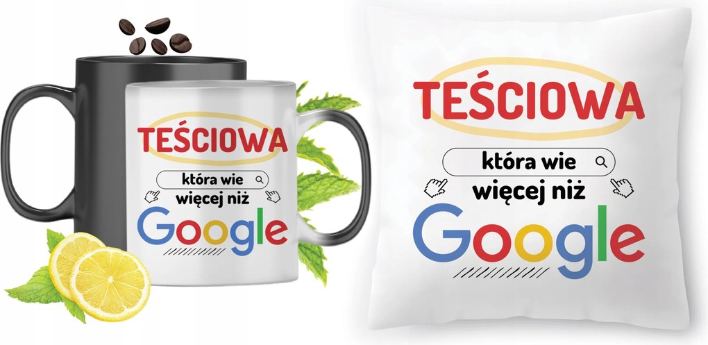 Anyósnak Varázsbögre Nyomott mintás párna szett