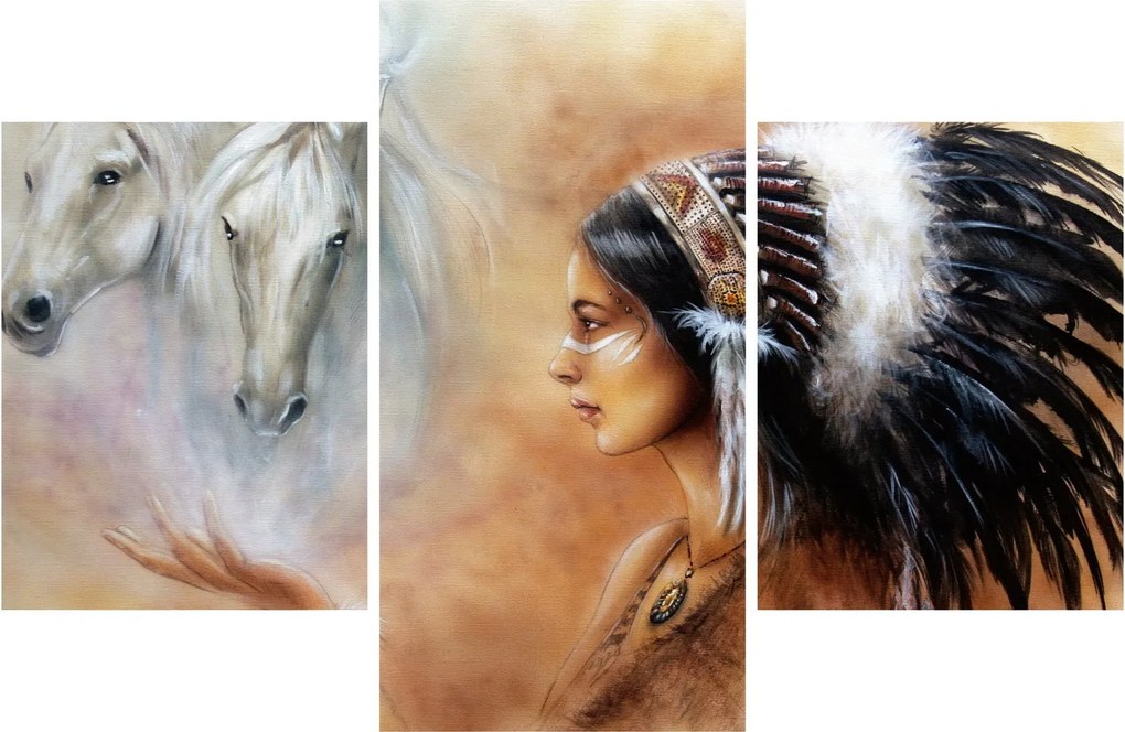 Kép - Indiánok varázslata (90x60 cm)