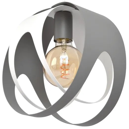 Csillár zsinóron MOONLIGHT 1xE27/15W/230V szürke